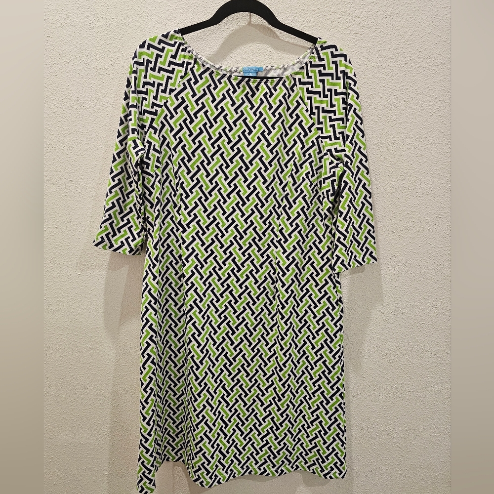 J.McLaughlin for Dillard's Midi Dress Boat Neck Size L
